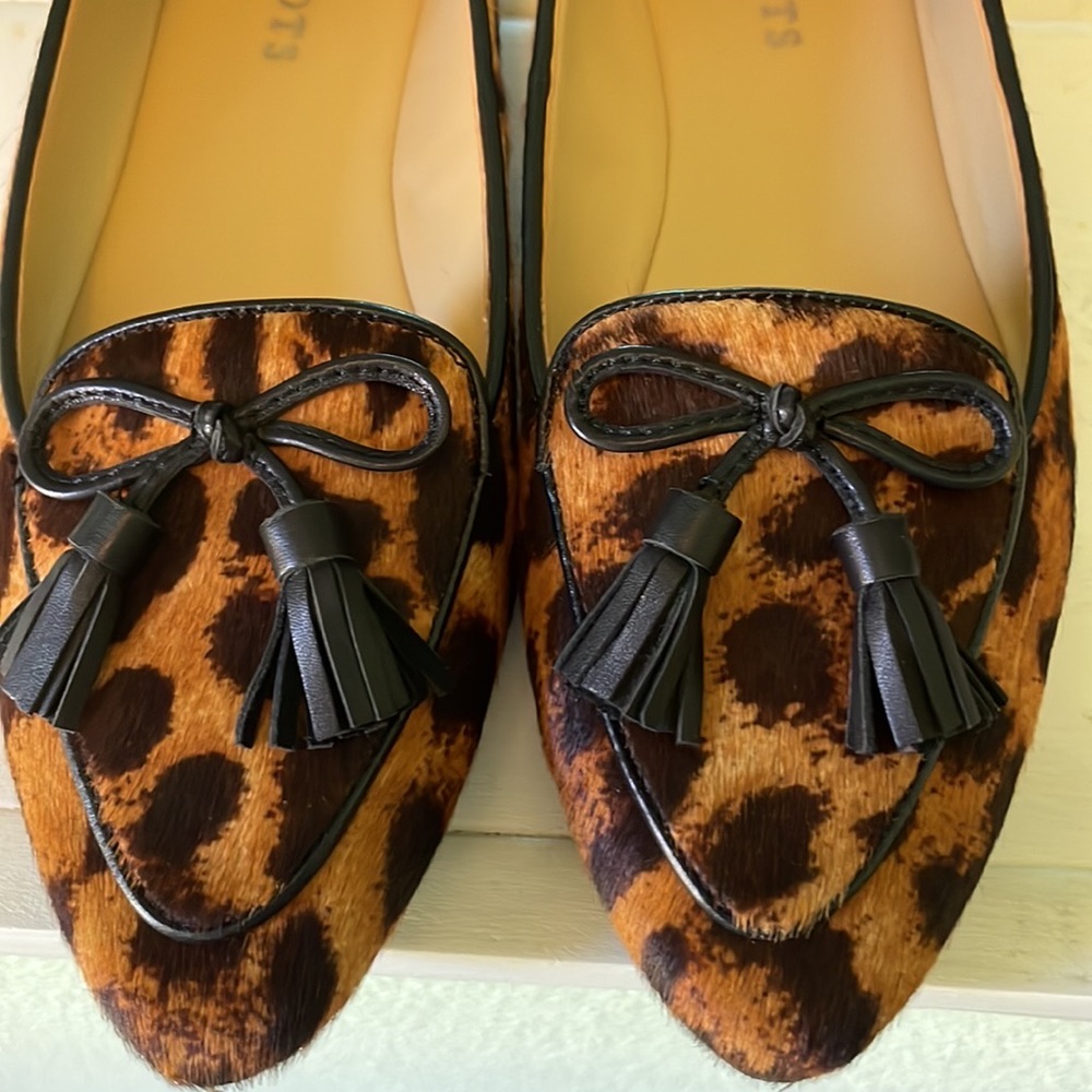 Talbots Leopard Driving Flats